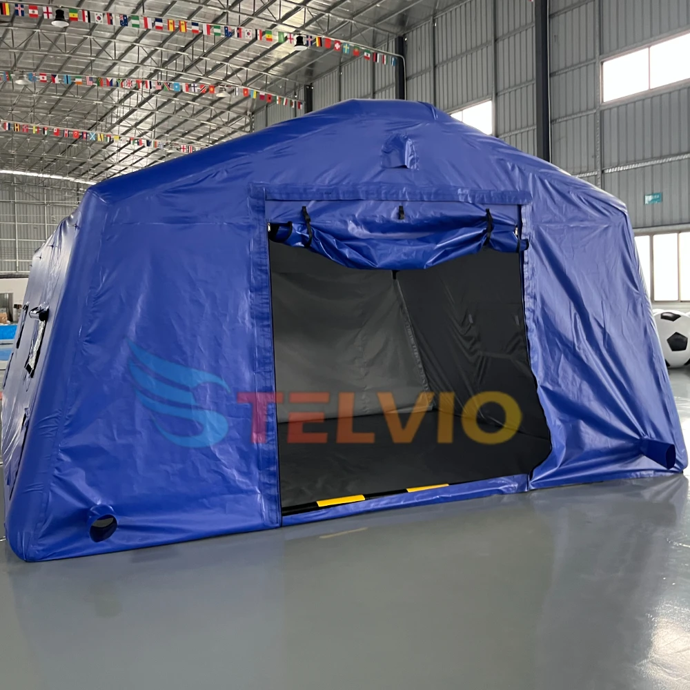 Customized Waterproof Outdoor Camping Tent Emergency Rescue Disaster Relief Inflatable Tent