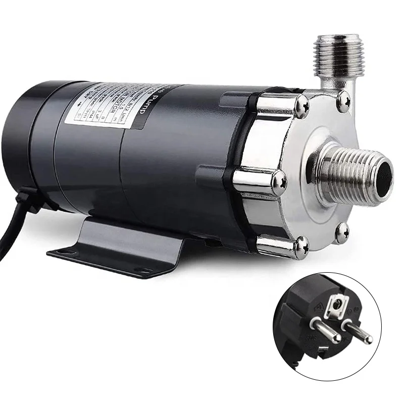 Factory Price 220V EU Standard Magnetic Drive Beer Pump 1/2' NPT 304 Stainless Steel Head MP-15RM Beer Pump