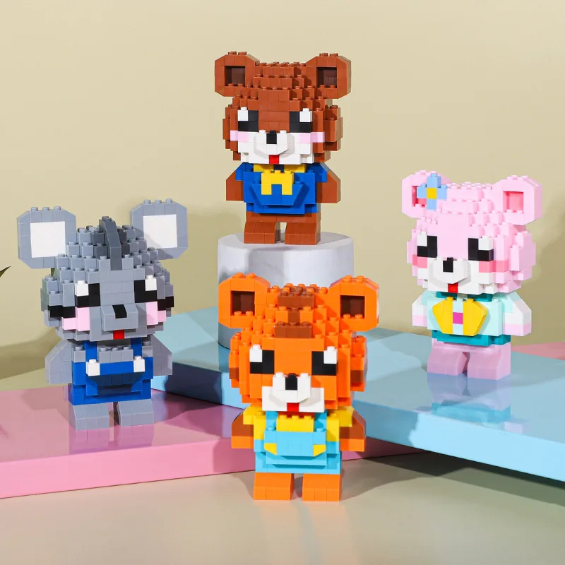 Hot Sale Manufacturer Supply Mini Bricks building blocks toys Educational DIY ABS Plastic Material Toys For Children