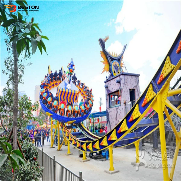 high quality amusement park equipment flying ufo mega disk for sale