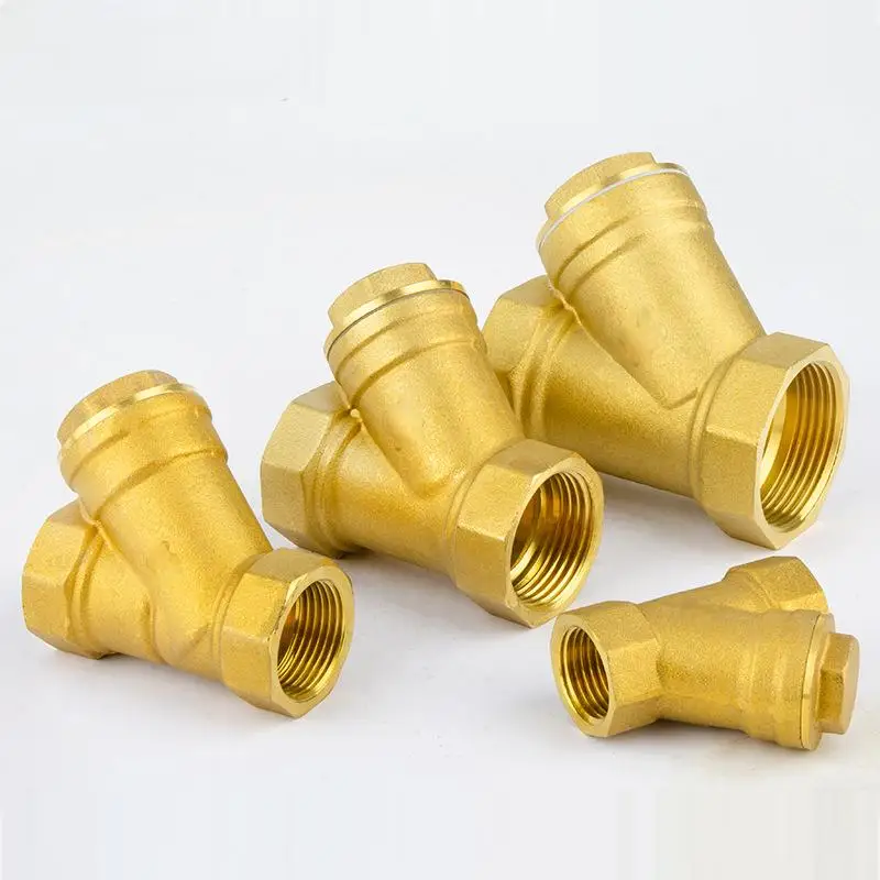 Brass  Pattern Strainer, Bronze Strainer With Tapped Retainer And Threaded End Connections Strainer Valve