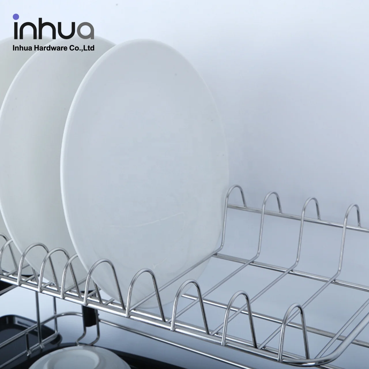 
Factory direct double layers chrome-plated dish drying rack for kitchen tableware dish rack kitchen drying rack 