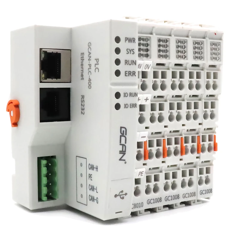 GCAN-PLC-400/510/511 Analog Input Module PLC with HMI with Software Analog Input Module