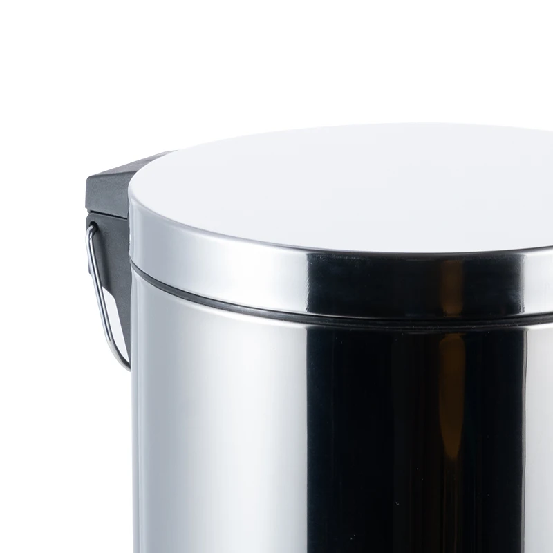 Fingerprint Rust Resistance Stainless Steel Dustbin Bin With Removable Inner Bucket And Odor Filter