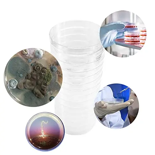 ISO9001 Approved Sterile Plastic Petri Dishes with Lid