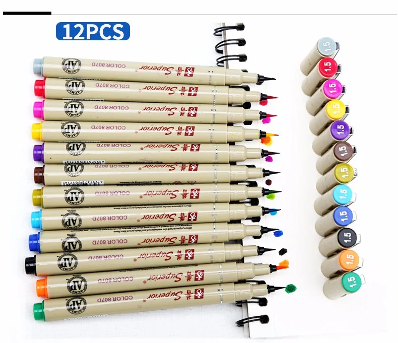 Hot selling professional mini pens for drawing needles pens different types of nibs for sketching