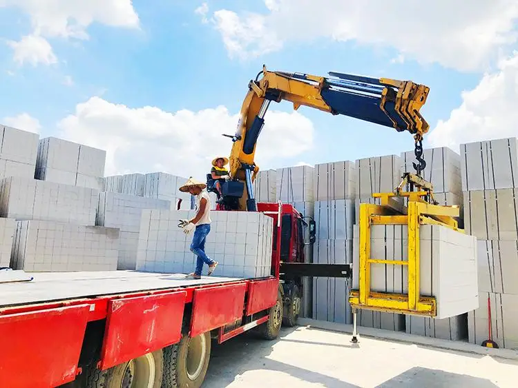 KSQZ300 Lorry-mounted Crane 12 Ton Pick Up Knuckle Mounted Crane Price for Sale