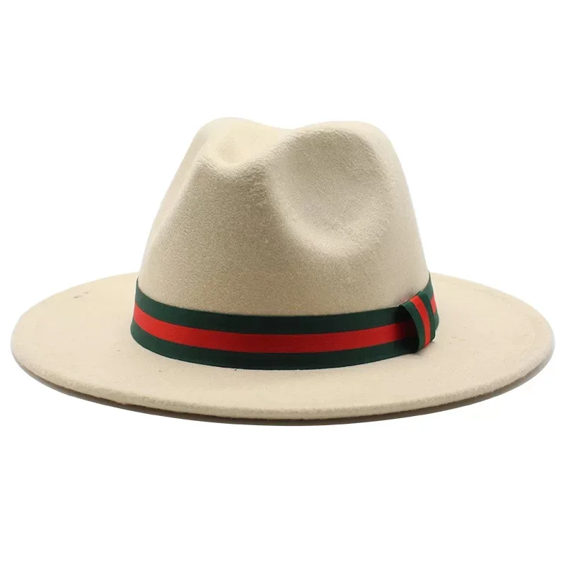 New Fashion Wholesale Unisex Wide Brim Felt Fedora Panama Ladies Custom Women Plain Fedora Hats
