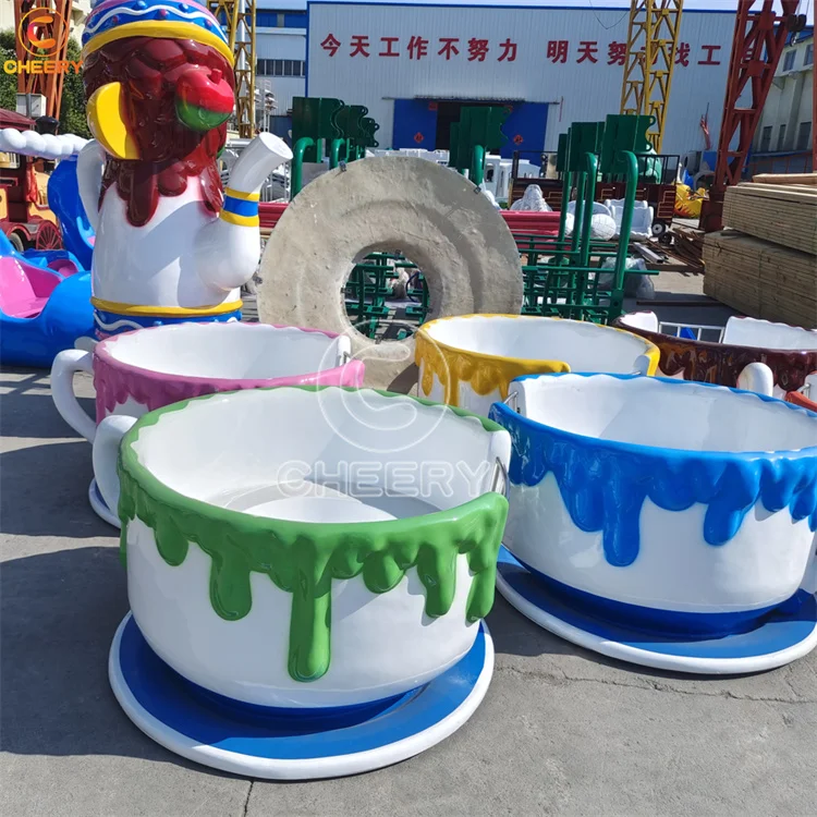 Zhengzhou Cheery Happy Coffee cup indoor children amusement park games tea cup carousel ride