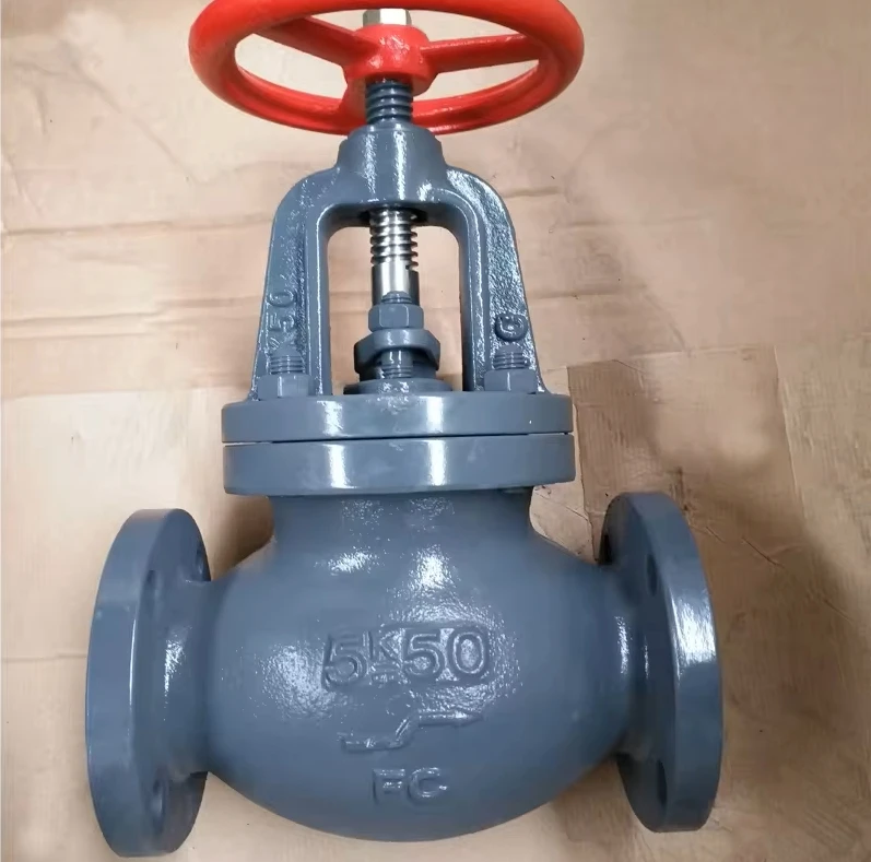 Good Quality Marine Valve JIS F7305 5K and F7353 5K Cast Iron Globe Valve and Globe Check Valve