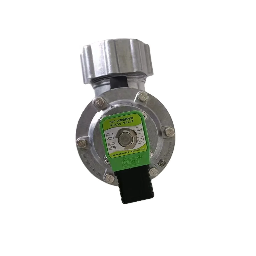 High quality air Solenoid diaphragm pulse valve 24VDC pilot coil right angle With nut SBFEC DMF-ZM-40S 1.5 inch for Boiler plant