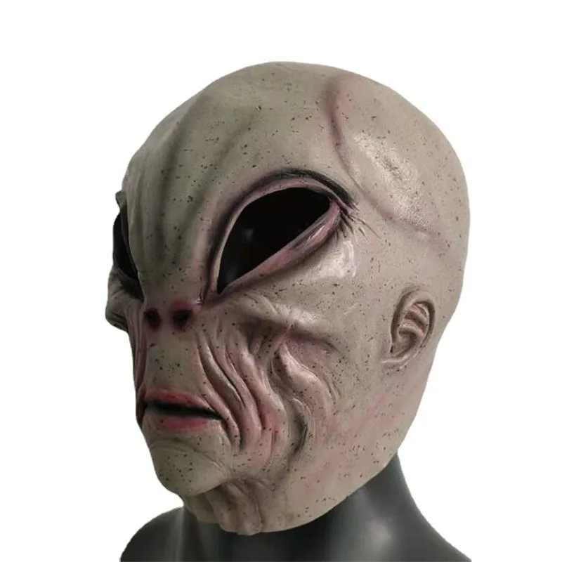 UFO Halloween mask,Halloween young party masks,white face Halloween mask Halloween scary clown masks ghost face mask Halloween