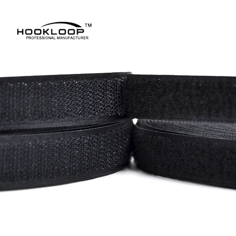 Reusable and Eco-friendly Strong Sticky Hook and Loop Strip Hook Loop Tape Set for Fabric