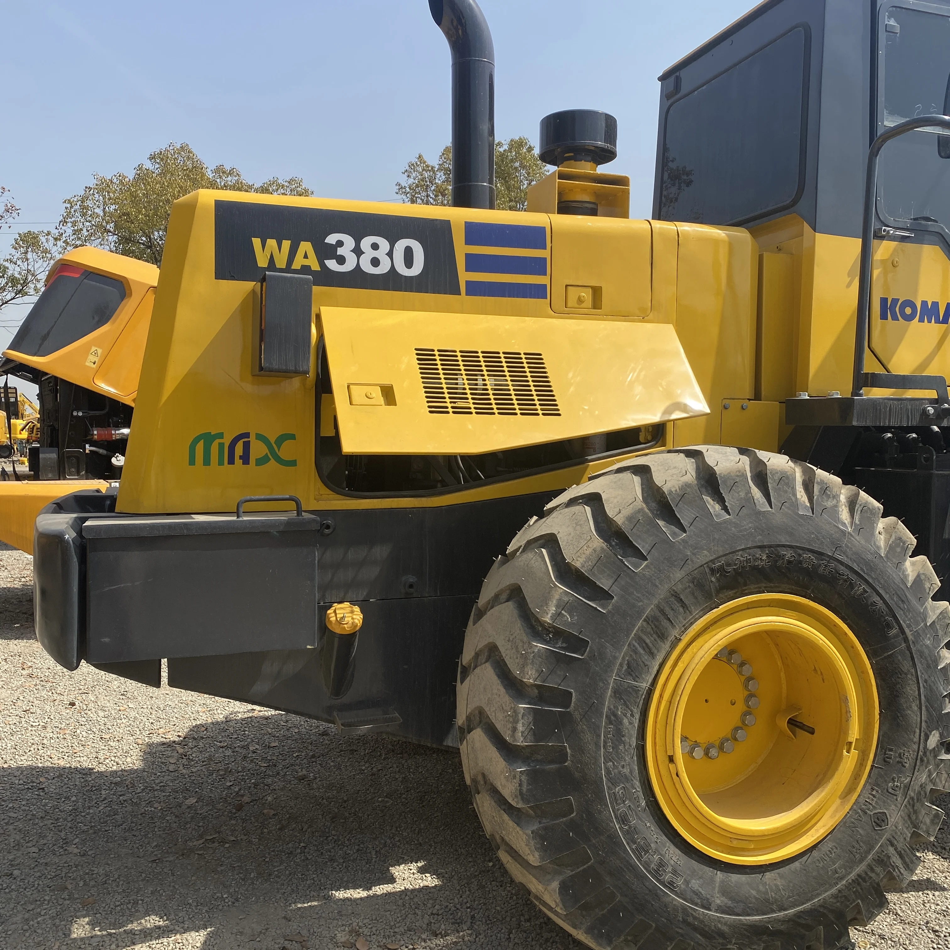 Оригинальный тяжелый погрузчик Komatsu Wa380 колесный для продажи