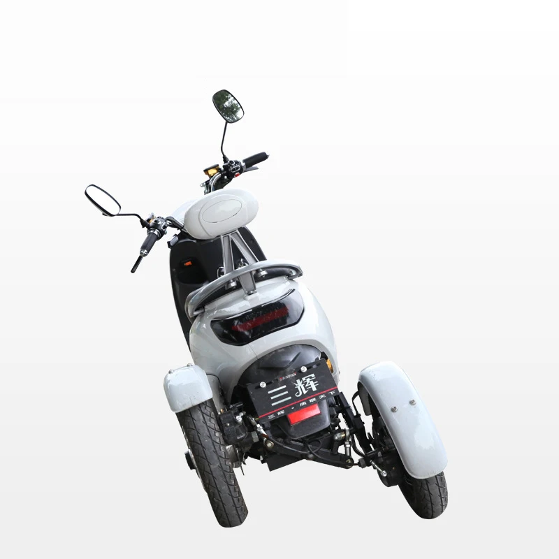 Wholesale High Quality Motorcycle 3 Wheel Moto Electric Scooter Three Wheeler For Adult