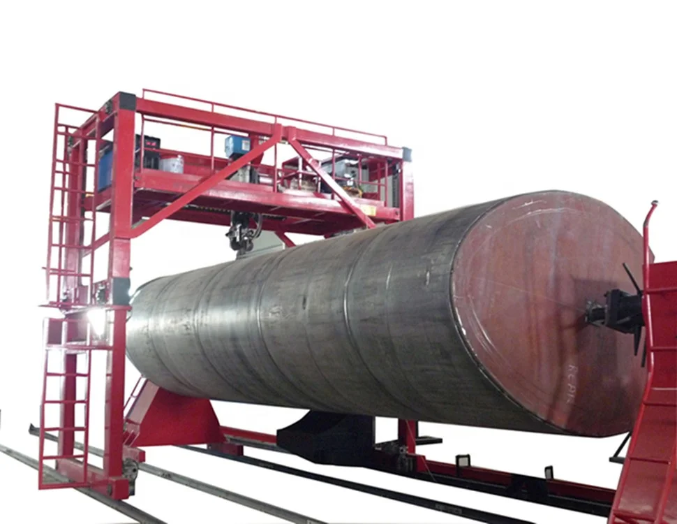 Tank seam Automatic welding machine /aluminum and stainless steel tank girth welder