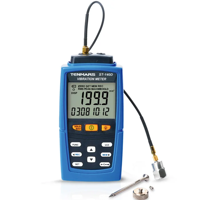 Tenmars ST-140D Portable Vibration Meter Vibrator 10Hz-1KHz with USB Interface