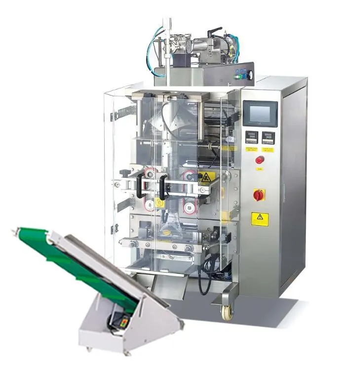 Automatic Liquid Tomato Paste Sauce Packaging Bag Packing Machine Plastic Packaging 50kg 500-2000ml 1-20pcs/min 1200*400*500