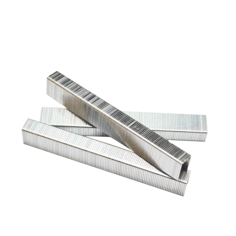 Hot selling carbon steel customized durable Galvanized Upholstery 8016 staples gun