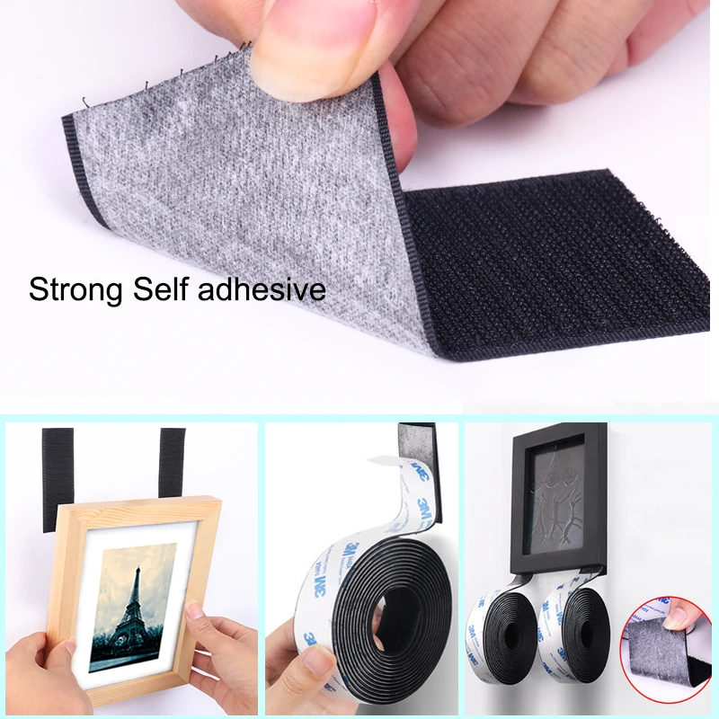 Manufacturer Hook Loop Tape Custom Color Different Size Durable Nylon Hook and Loop Roll