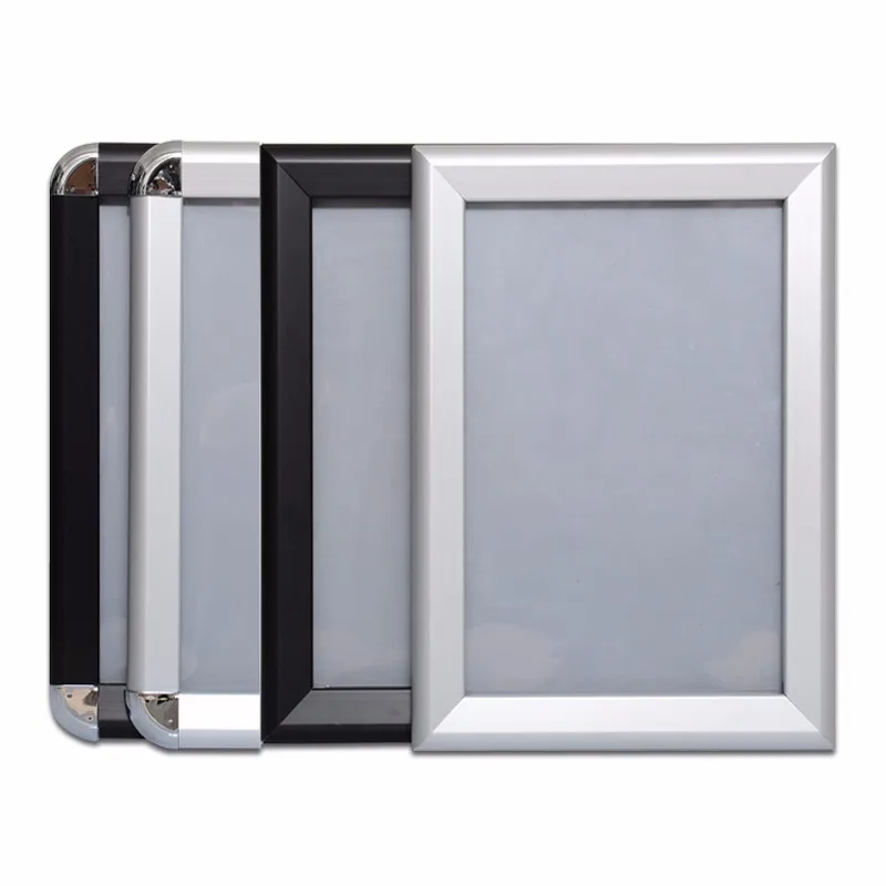 32 mm Lightweight and Easy Installation Sliver Elevator Advertising Frame with PVC Cover