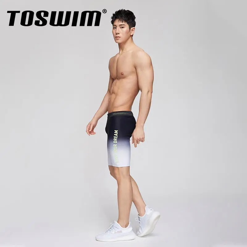 Mens Swimwear UPF 50+ Swim Aquashort Beach wear Swim Jammer For Men Swim short