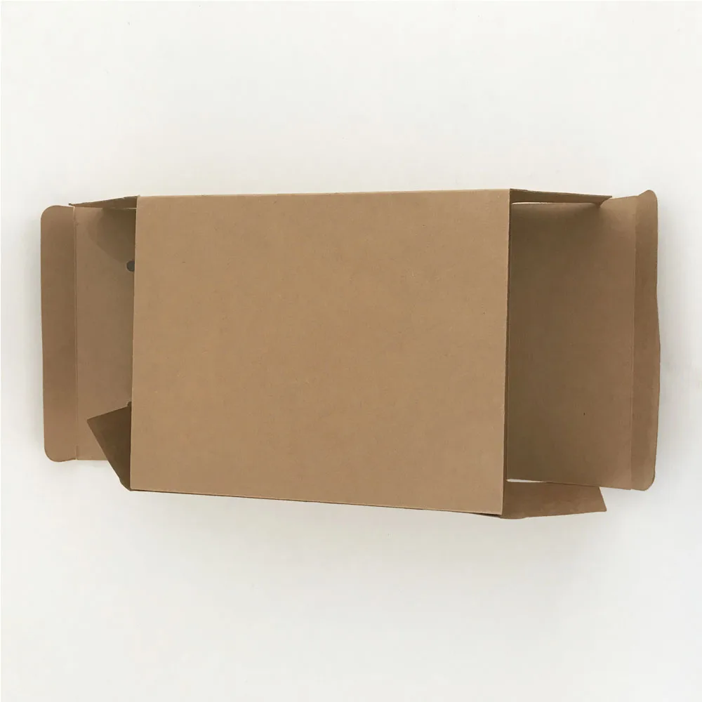 Высококачественная картонная коробка из крафт-бумаги с окошком по заводской цене