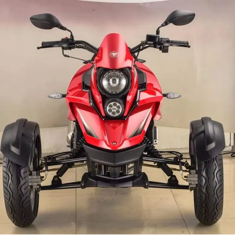 New Design 200cc Customizable Reverse Tricycle Long Distance Motorcycle And Tricycle For Adults