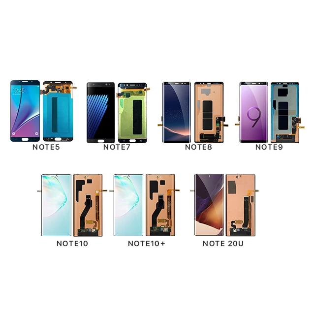 Сменный сенсорный ЖК-экран с рамкой для Samsung Note 8 2 7 Fan Edition