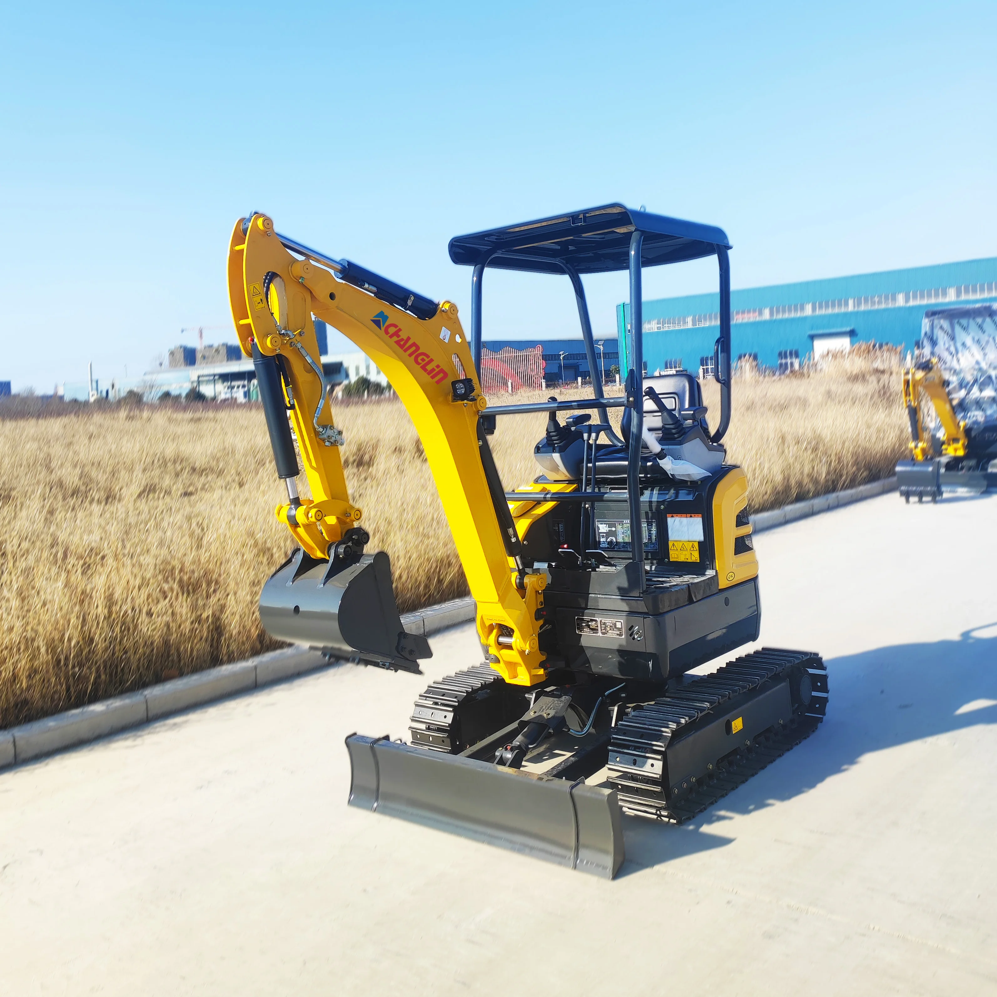 Easy to use ZG017S excavator 9.5 kN digging forceo farm mini backhoe loader excavator