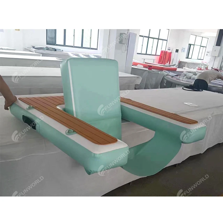 Oem Custom Inflatable Floating Swimming Pool Water Chair Inflatable Pool Lounger With Comfortable Sling Seat For Pool