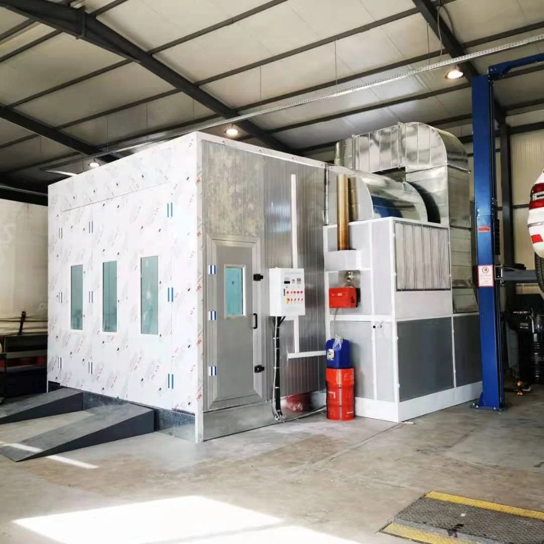 Natural Gas Paint Spray Booth Automotive Car Lacquer Baking CNG LNG Oven Room