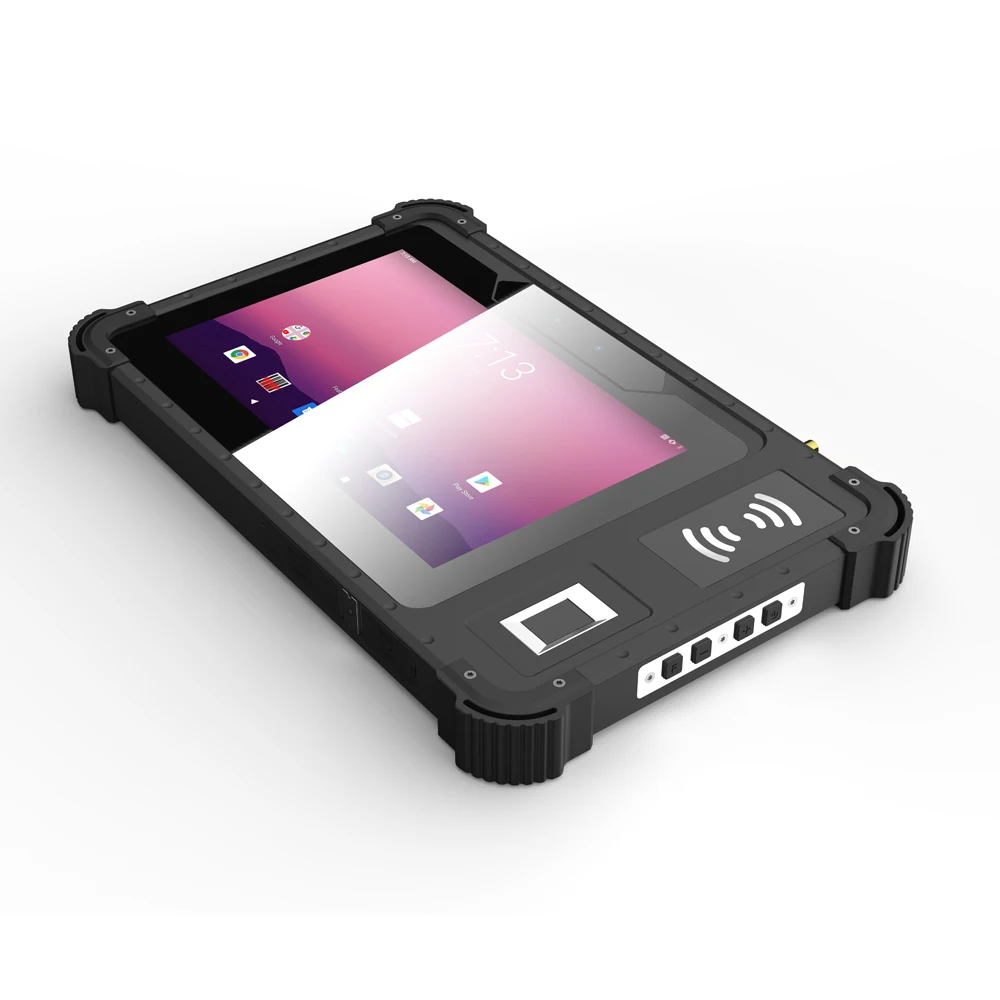 Fingerprint RFID Tablet PC with 2D Barcode Scanner all in one mobile android biometric device
