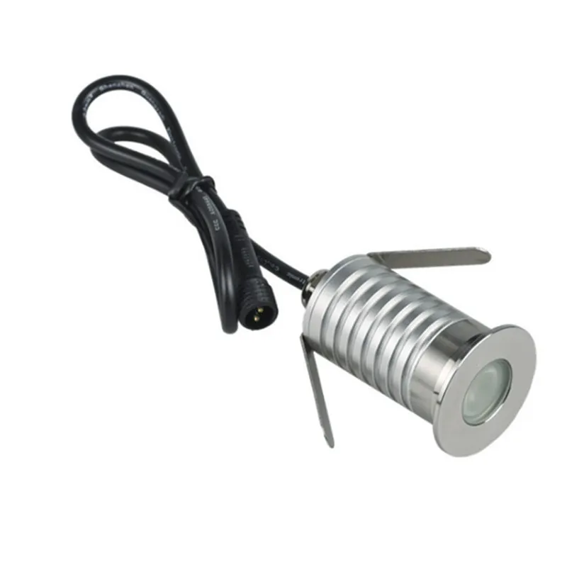 Waterproof IP67 Deck Step Lamp Round Light Terrace Ceiling Spotlight Recessed Stair Light Underground Spot Light