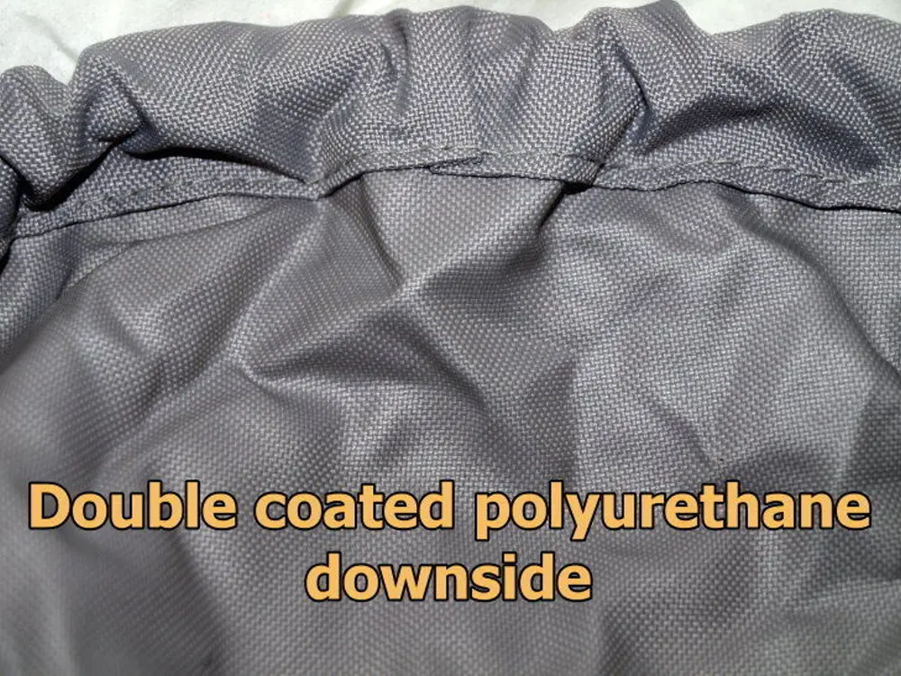 Duty Water Proof 600D Vinyl Fabric 24Ft Yacht Boat Cover With Zipper