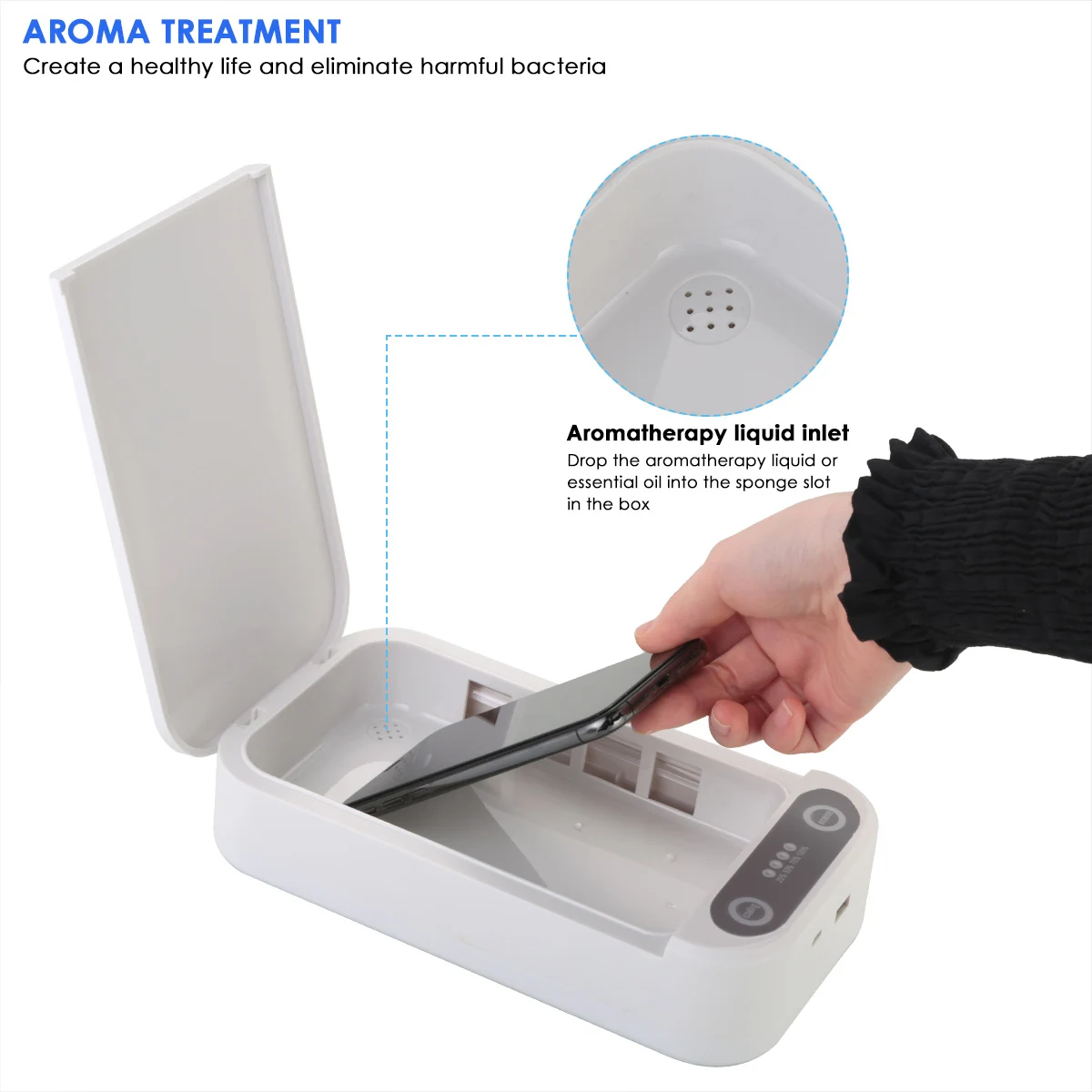 
Portable uv lamp disinfection uv sterilization box phone charging uv box sterilizer 