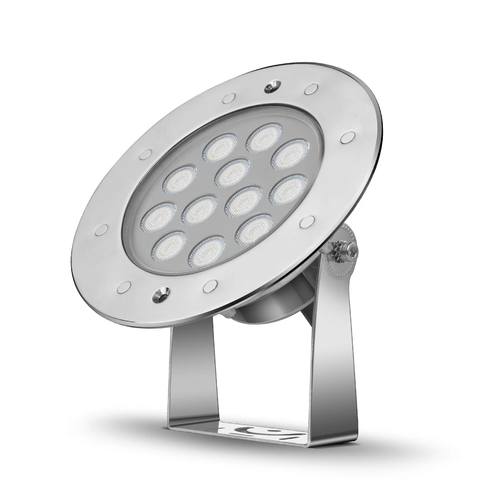 9W 12V RGB IP68 Structure waterproof 316l stainless steel led swimming pool light