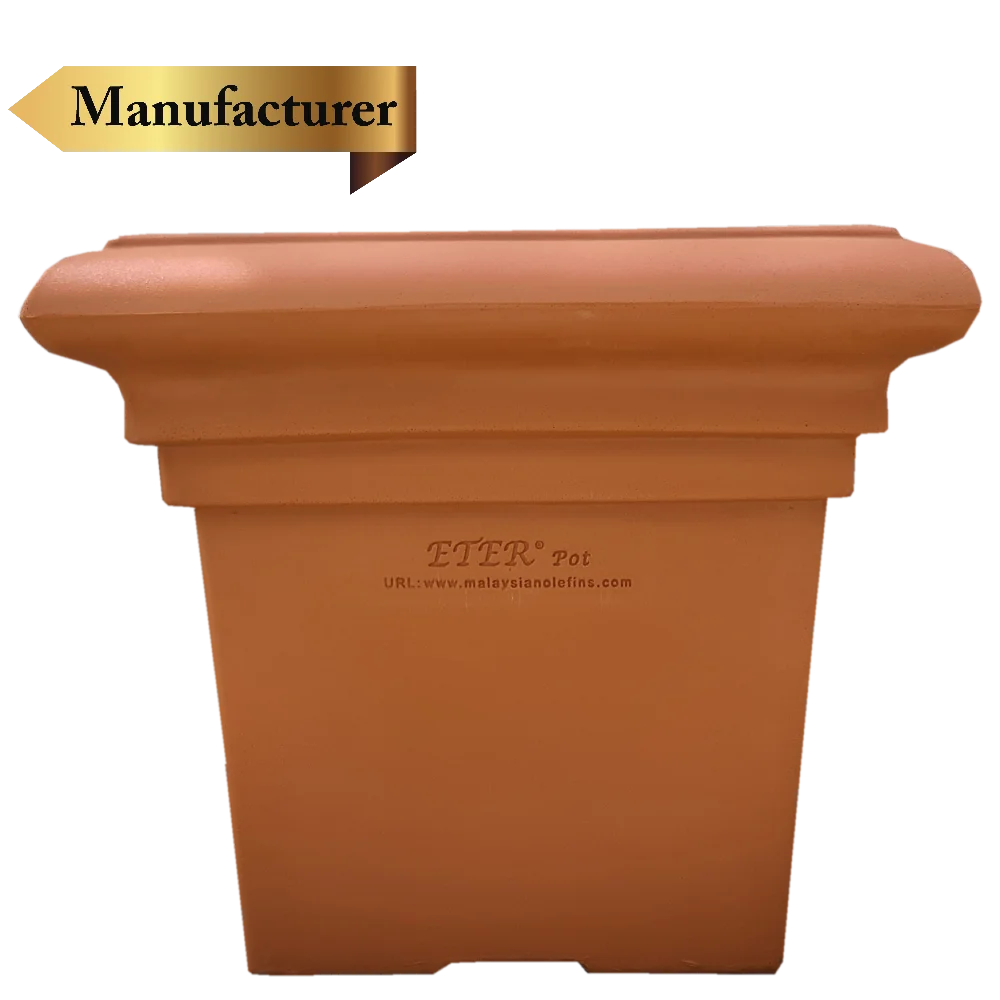 Manufacturer Customise in Bulk Modern Indoor Outdoor OEM Eter Small Square Planter Flower Pots VS2040