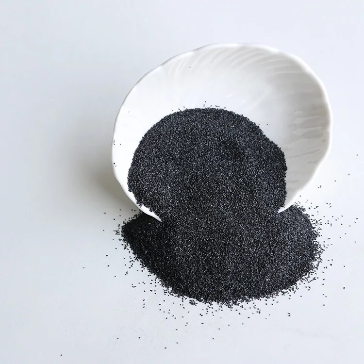 China sale 200/ 325 mesh black corundum sand fused aluminum oxide polishing powder