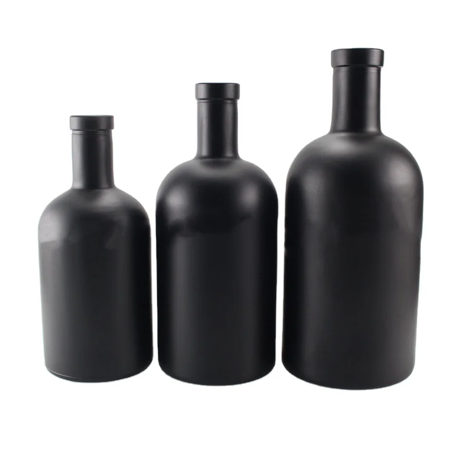 Бутылка для водки botellas vidrio licor, 50 мл, 250 мл, 500 мл, 750 мл
