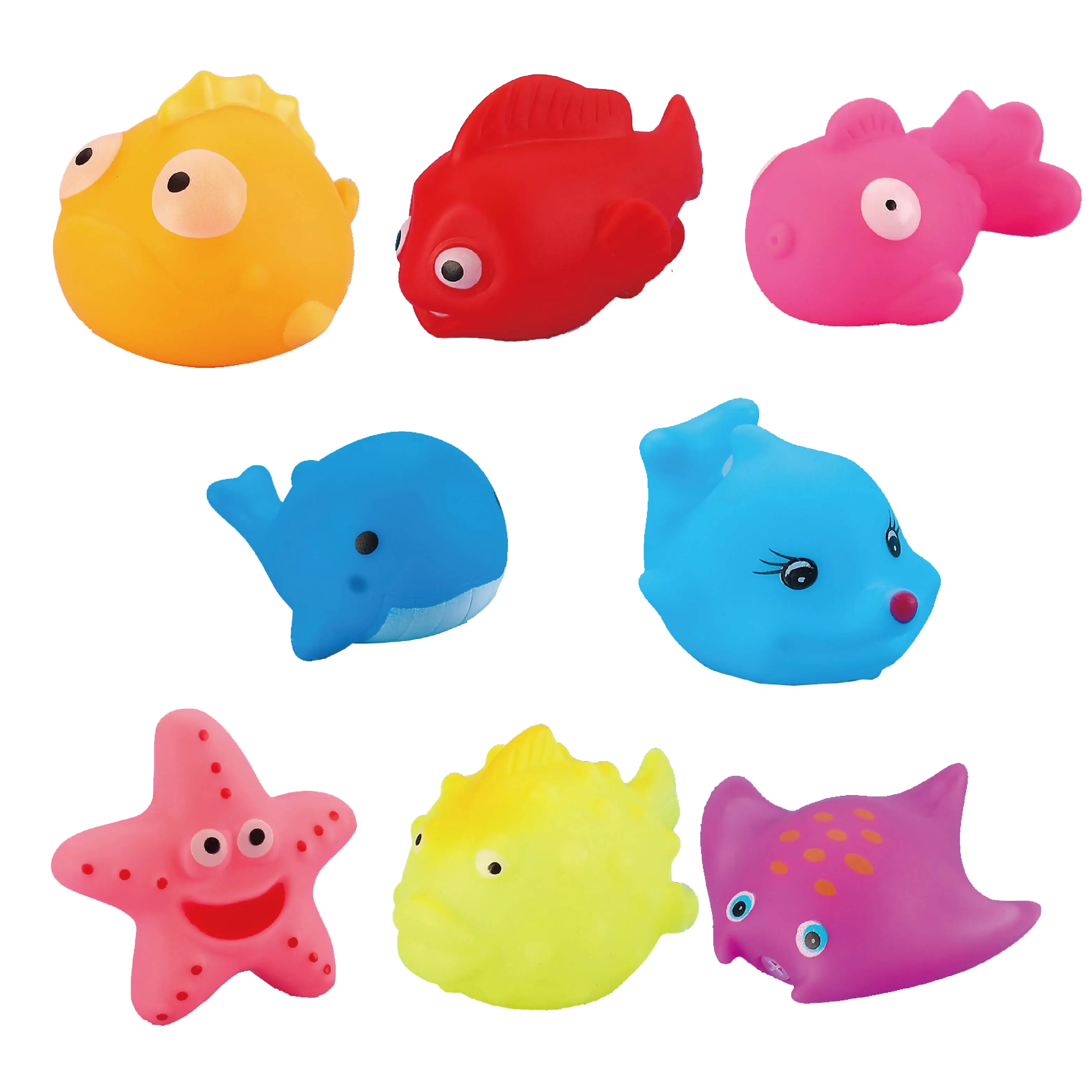 Custom Plastic Toy Animal Weighted Floating Race Assorted Black Printed Rubber Ducky Bulk Bathtub Squeaky Bath Duck/