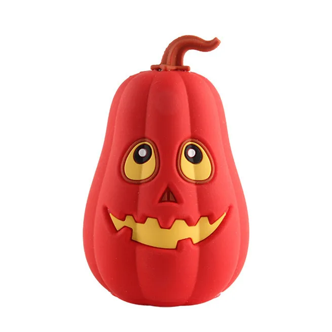 Cute Baby pumpkin lantern shape rubber speaker Best Selling Portable Music Player Mini Wireless Speakers