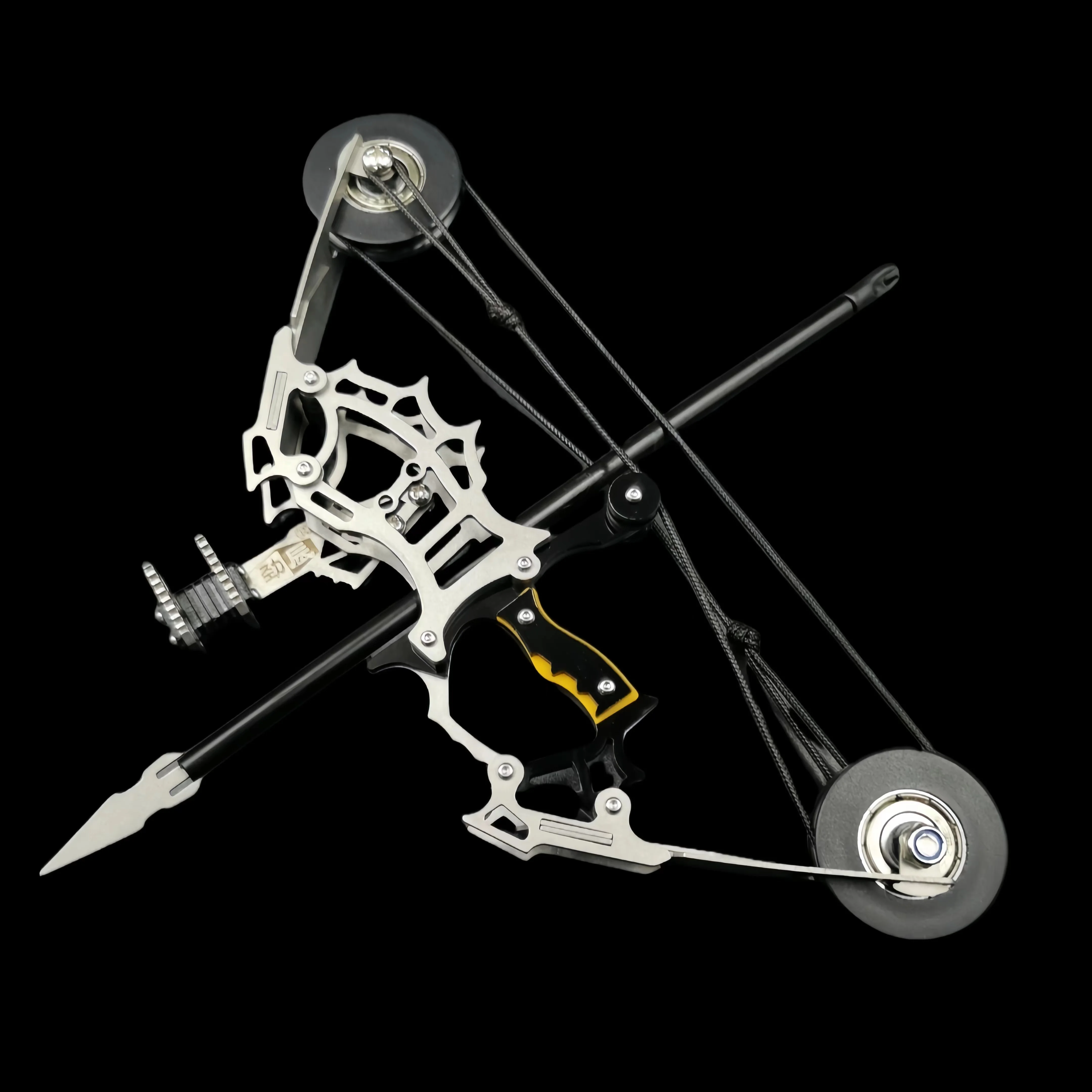 Hot selling mini compound bow indoor archery  small pulley bow