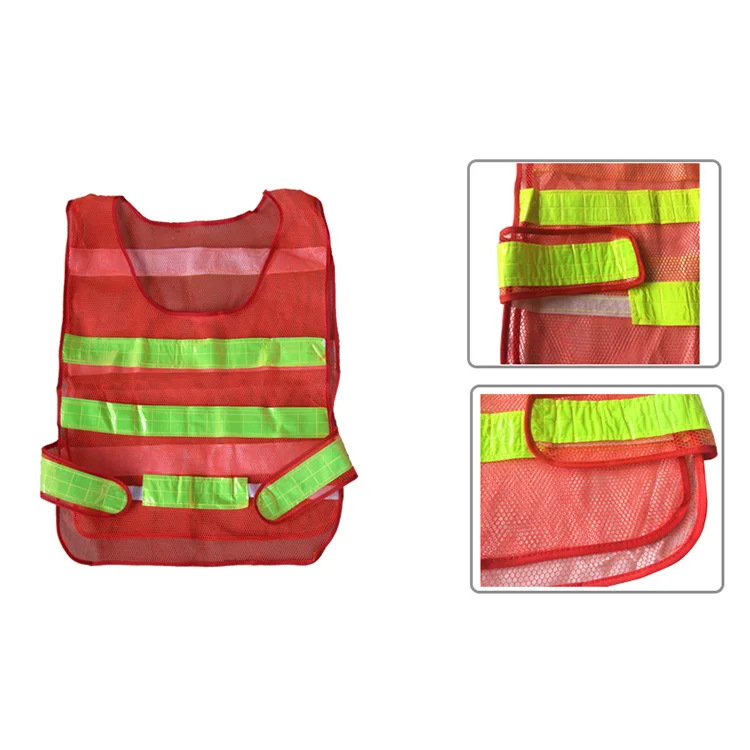 Оптовая продажа, индивидуальный светоотражающий жилет безопасности для строительных работ