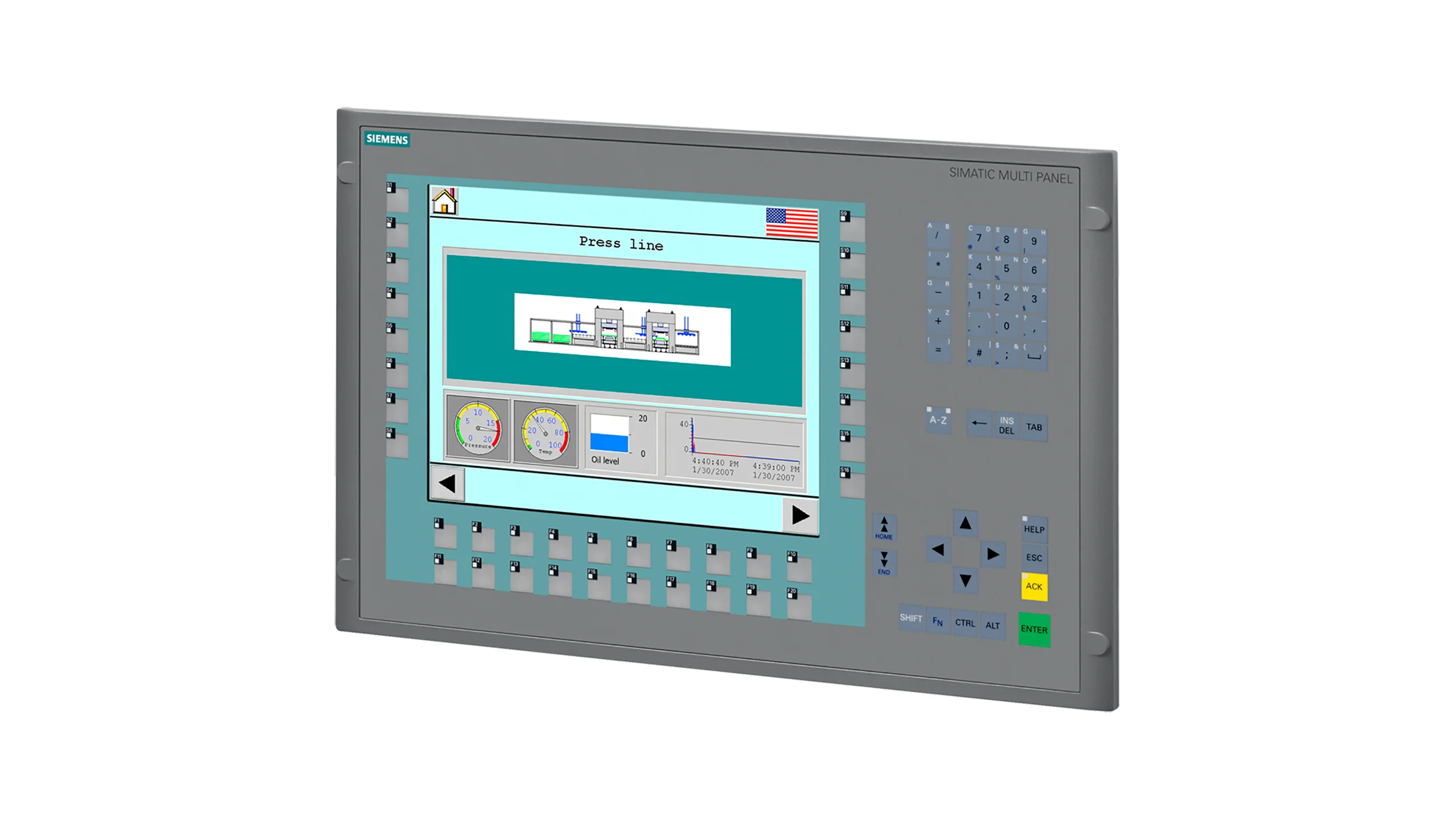 Панель оператора SONGWEI Siemens Simatic OP 277 6 дюймов 6AV6643-0BA01-1AX0 6AV66430BA011AX0