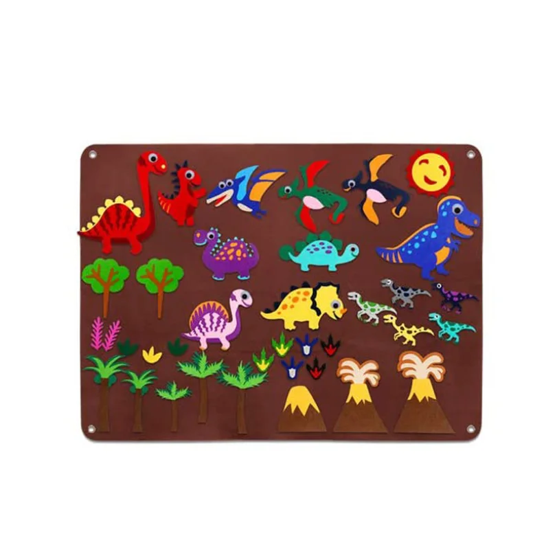  DIY animal toy board kids ocean story felt