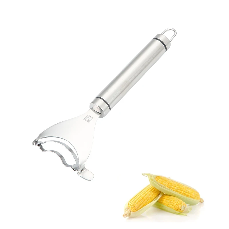 304 Steel Handle Corn Peeler Stripper Cutter Fruit & Vegetable Tools Carrot Potato Peeling Knife Kitchen Gadget