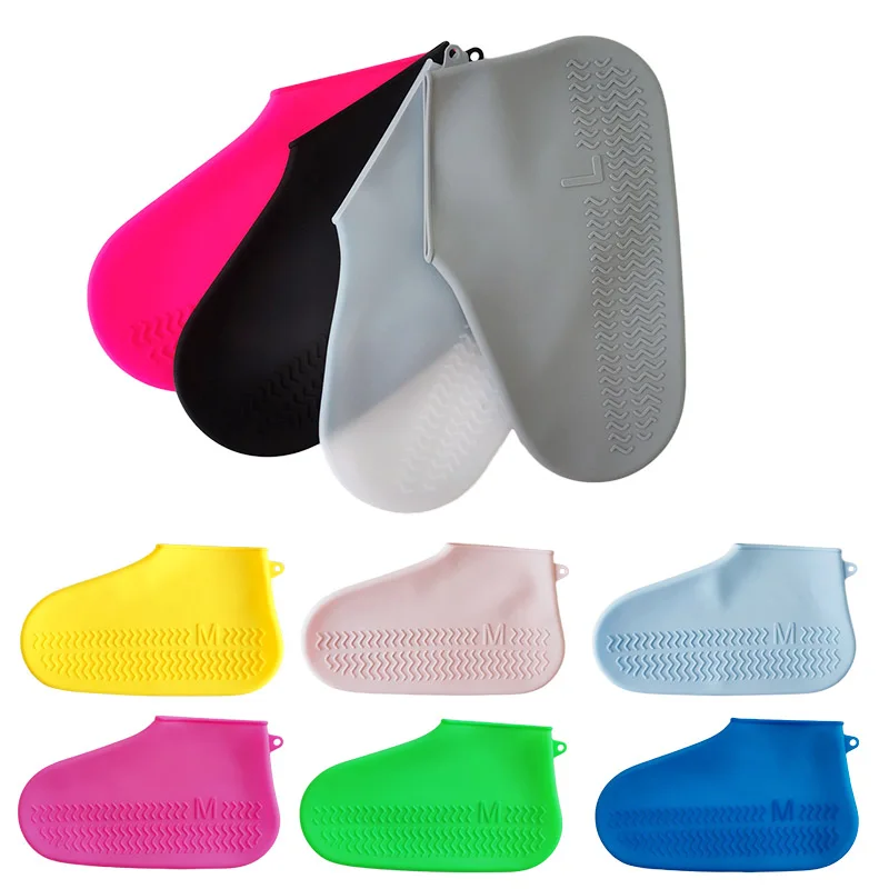 Factory Made Silicone Rubber Rain Waterproof Galosh Silicone Reusable Shoe Covers