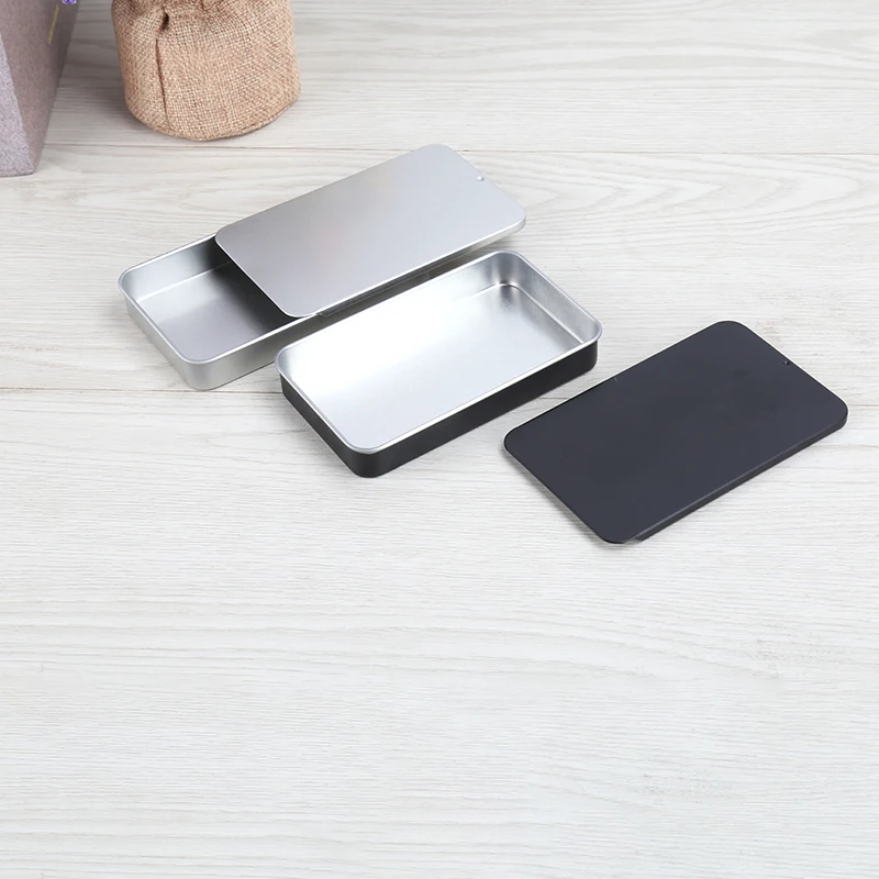 size:110x65x16mm big sliding gift tin box  promotional hardware metal case  for bearing packing