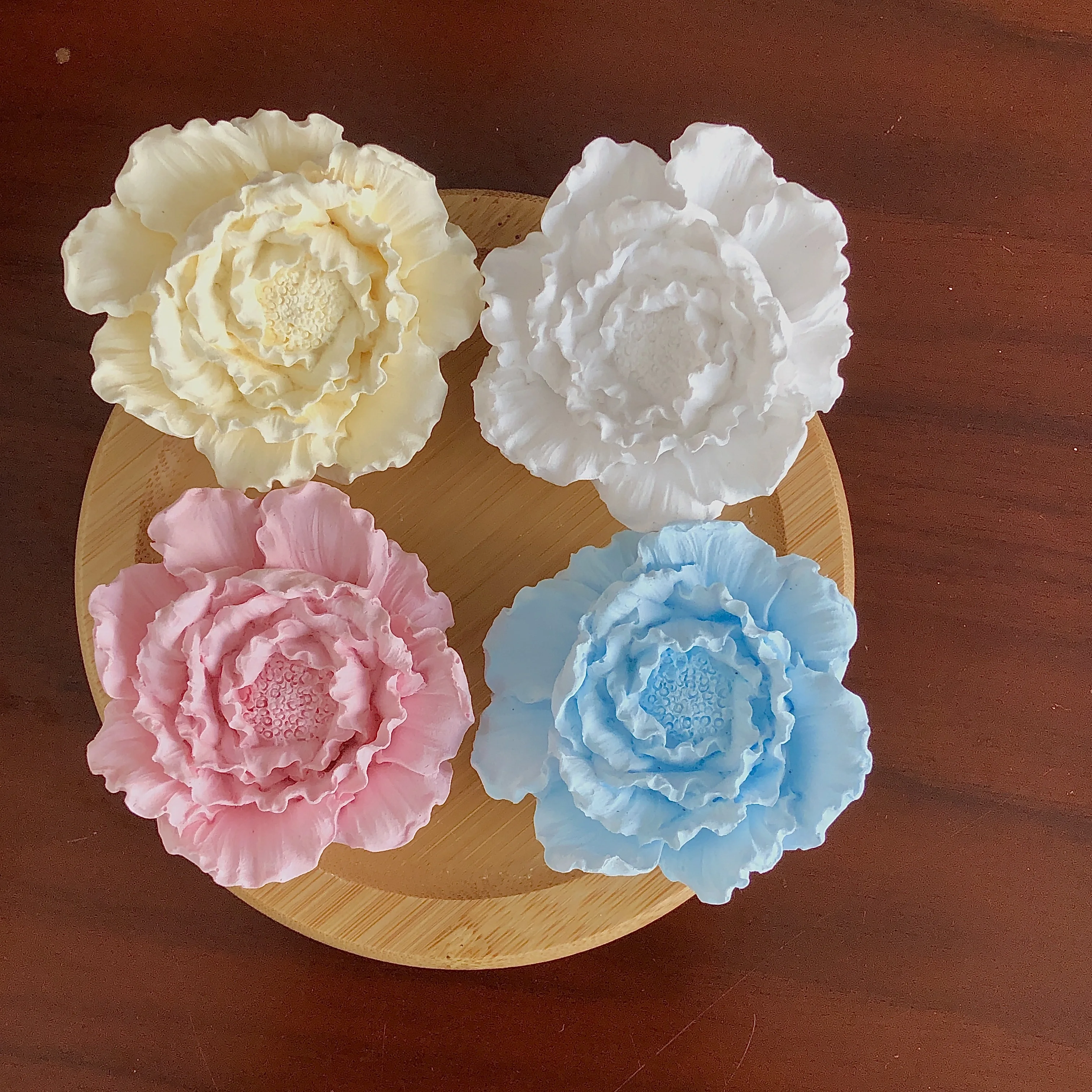 Wholesale Customized Fragrance Diffuser Stone Flower Shape Decoration Gift